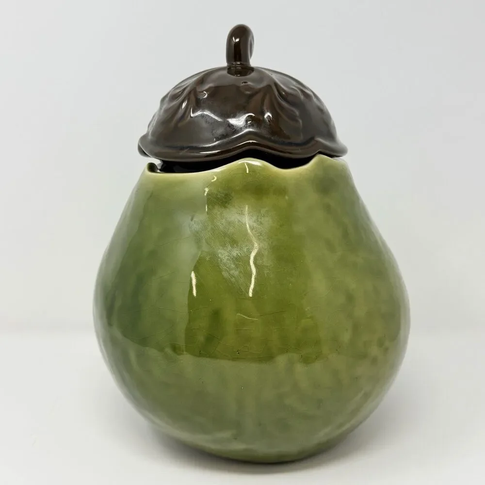 Grasslands Road Cucina Collection Eggplant Canister Cookie Jar Kitchen Decor